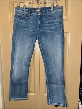 Mother Denim - Rascal Crop Tickle Fights Size 29 (Straight Leg)